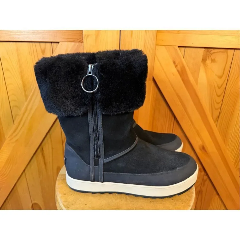 KOOLABURRA TYNLEE WOMEN TALL BOOTS BLACK US 10